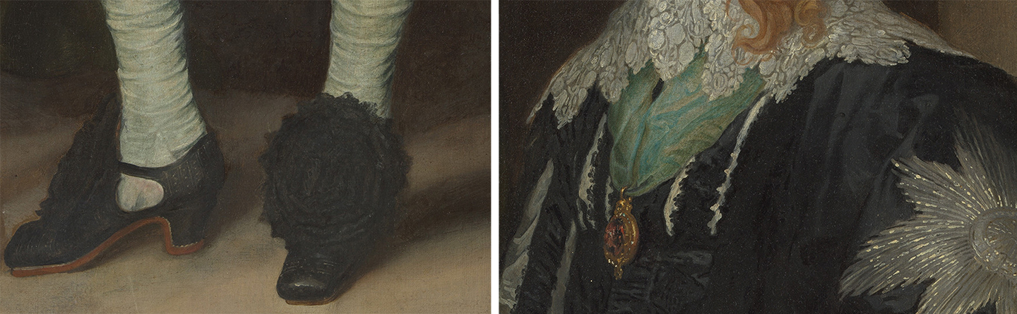 Details of Shoes and Embroidery