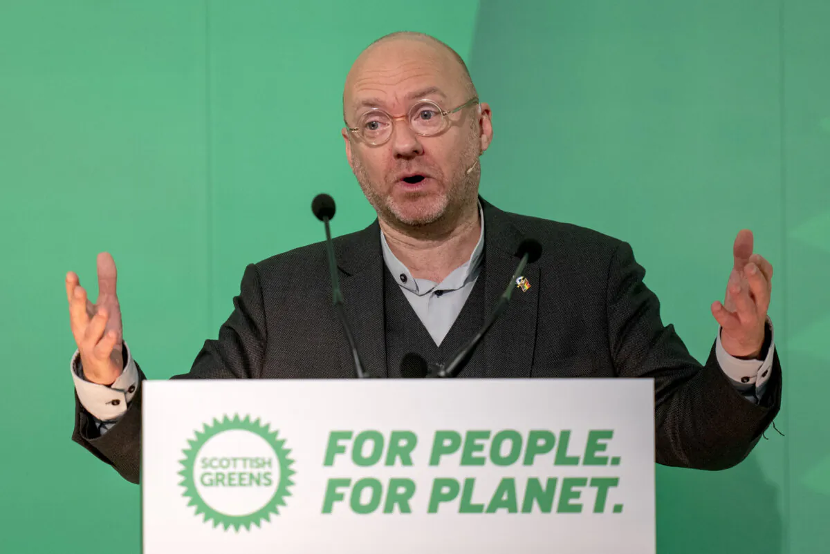 Scottish Green Party co-leader Patrick Harvie, dated Oct. 28, 2023 (Jane Barlow/PA Wire)