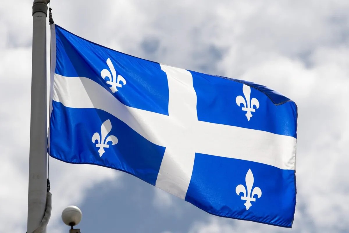 The Quebec provincial flag is seen in a file photo. (The Canadian Press/Adrian Wyld)