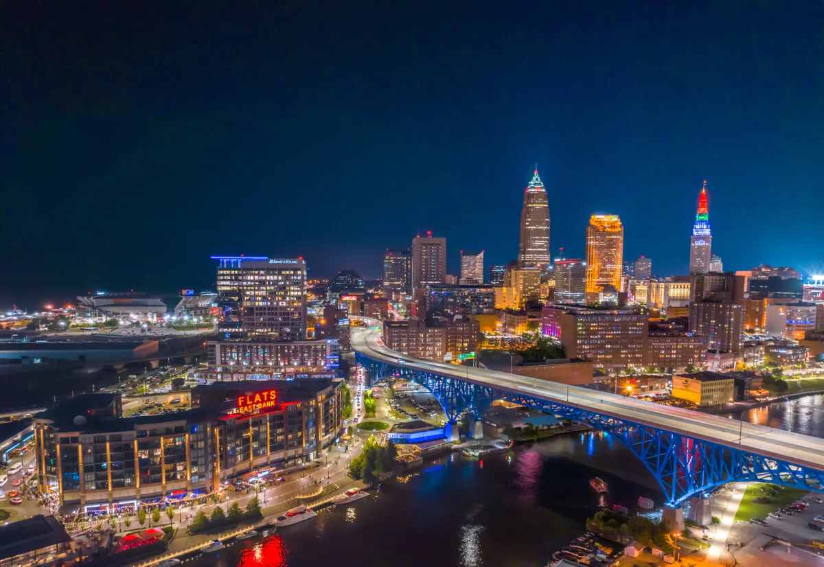 Cleveland, Ohio is preparing to be a prime viewing spot for the April 2024 solar eclipse. (Copyright Aerial Agents)