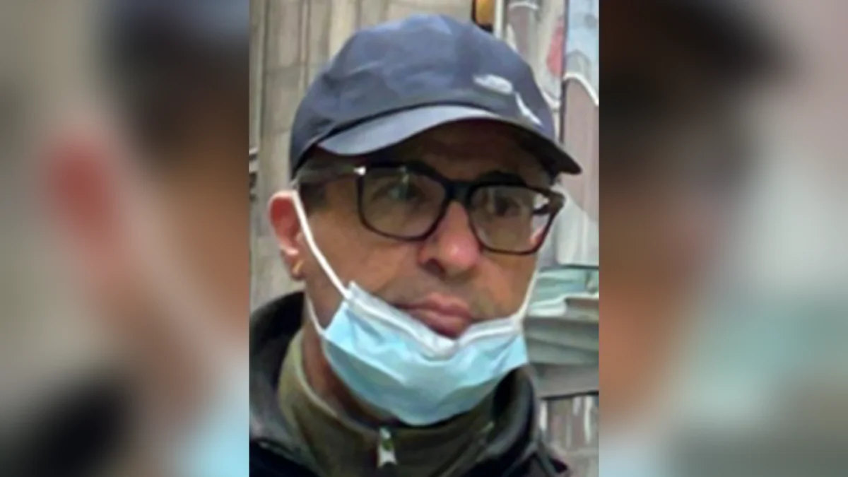 Toronto Police released this image of a man wanted after a woman was allegedly assault in the area of College Street and University Avenue on Oct. 29, 2023. (Courtesy of Toronto Police Service)