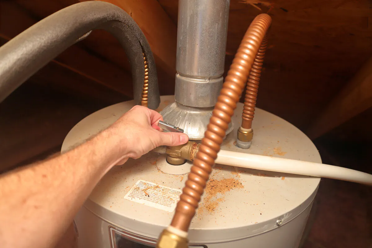 Early signs of water heater problems that will call for professional repair include odors in water, rust-colored water, lack of hot water and temperature fluctuations. (Dreamstime/TNS)