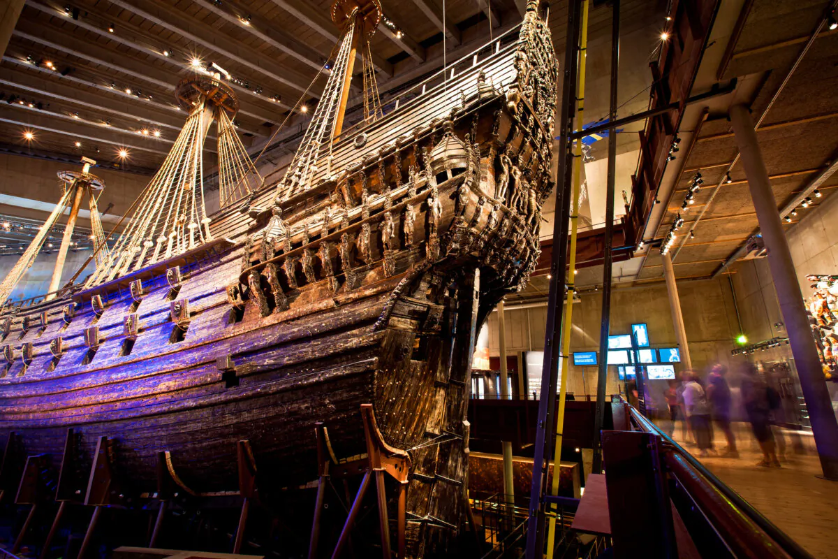 A reconstructed vessel at the Vasa Museum in Stockholm, Sweden. (Alexander Tolstykh/Dreamstime/TNS)