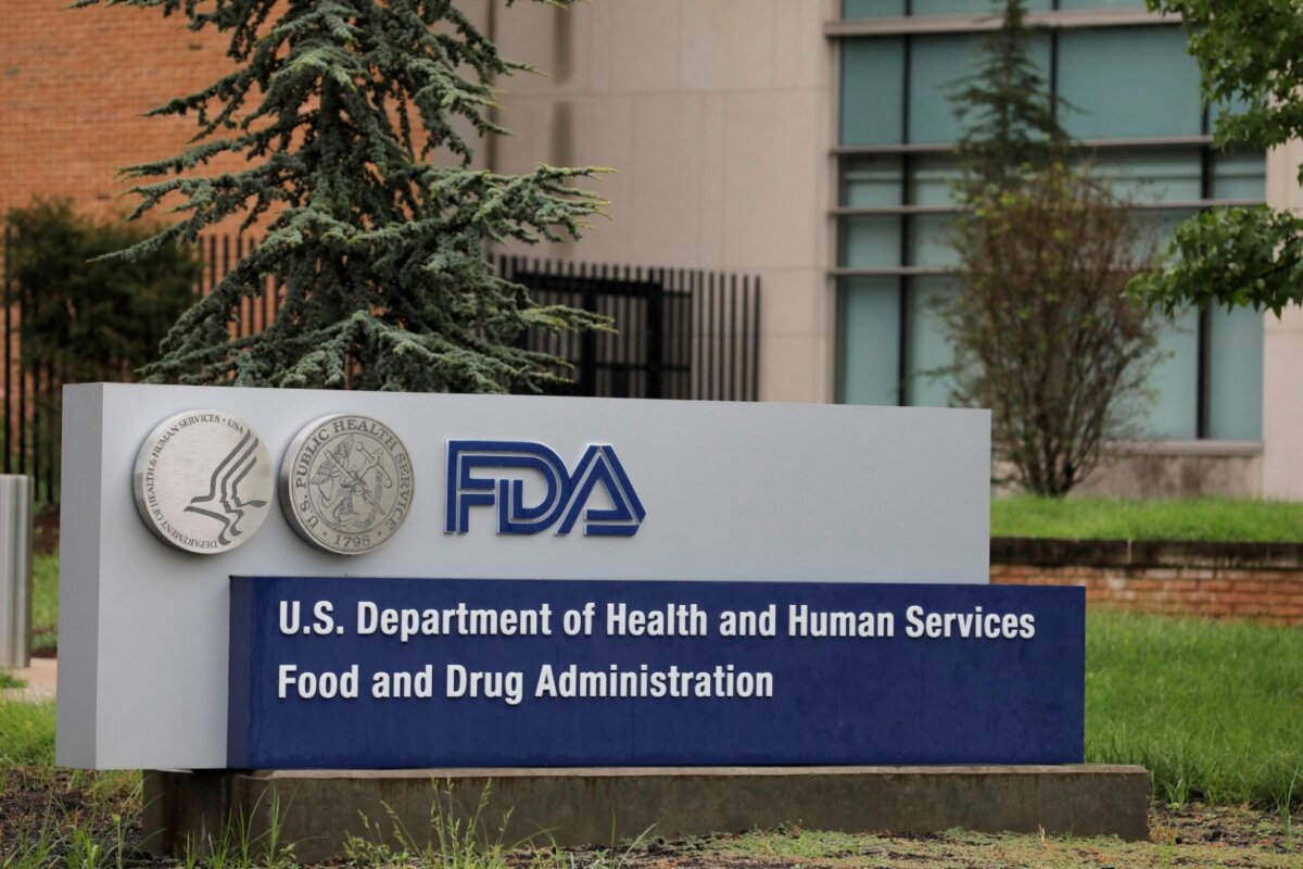File Photo Signage Is Seen Outside Of Fda Headquarters In White Oak Maryland