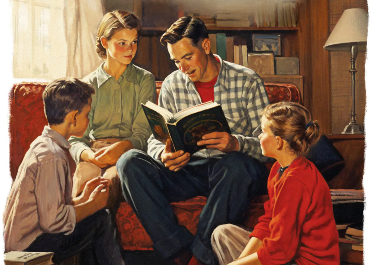 Parents who tell their children stories of men and women who prevailed against great odds help to foster courage, grit, and virtue. (Biba Kayewich)