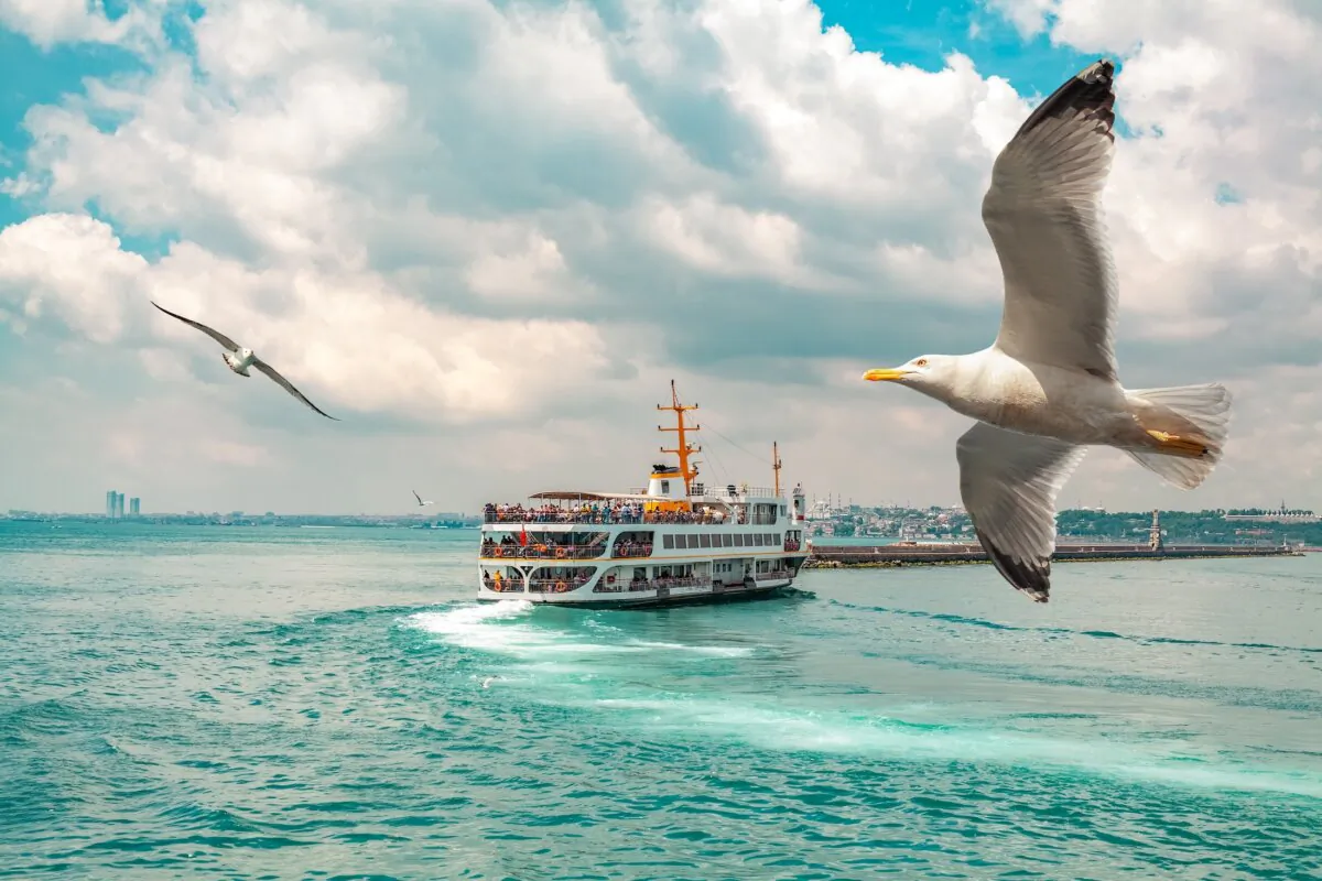 A passenger ferry in Istanbul, Turkey. (Morrowind/Shutterstock)