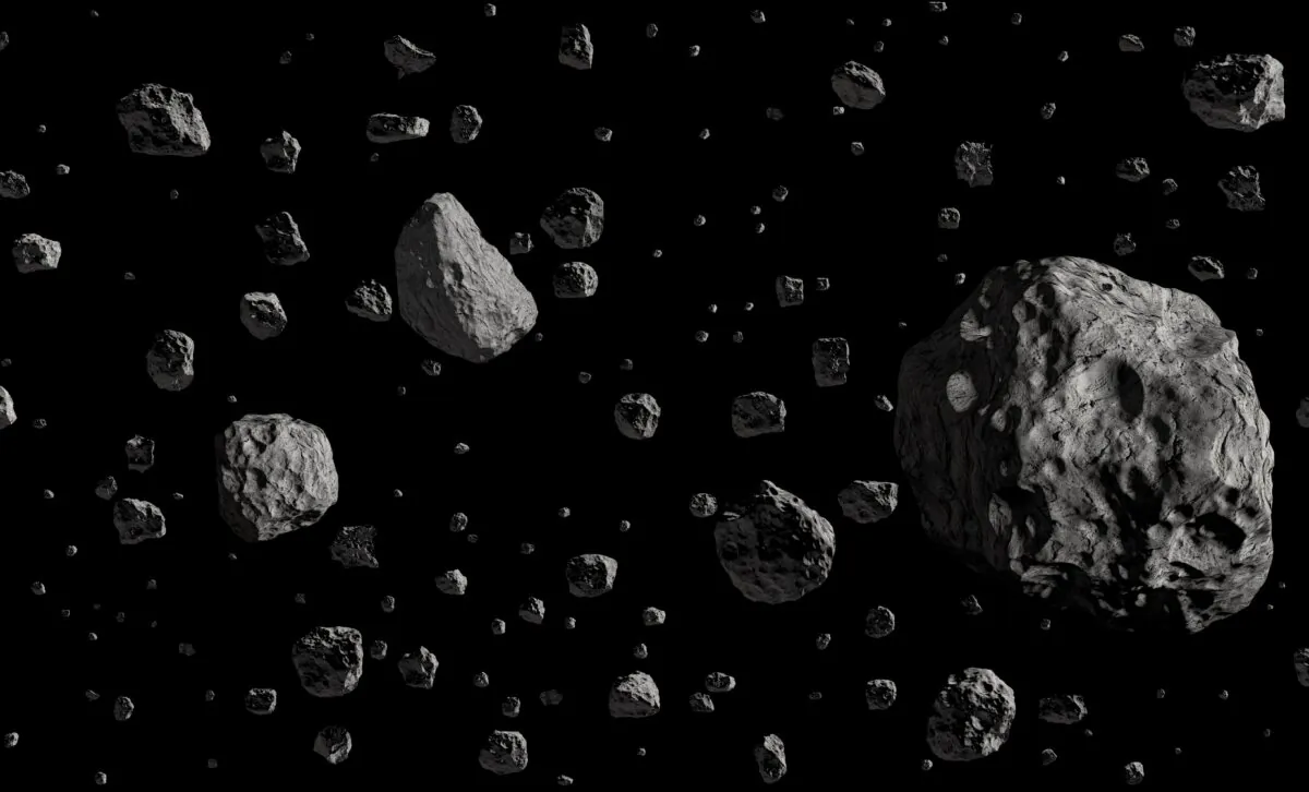 An artist's rendition of an asteroid field. (buradaki/Shutterstock)