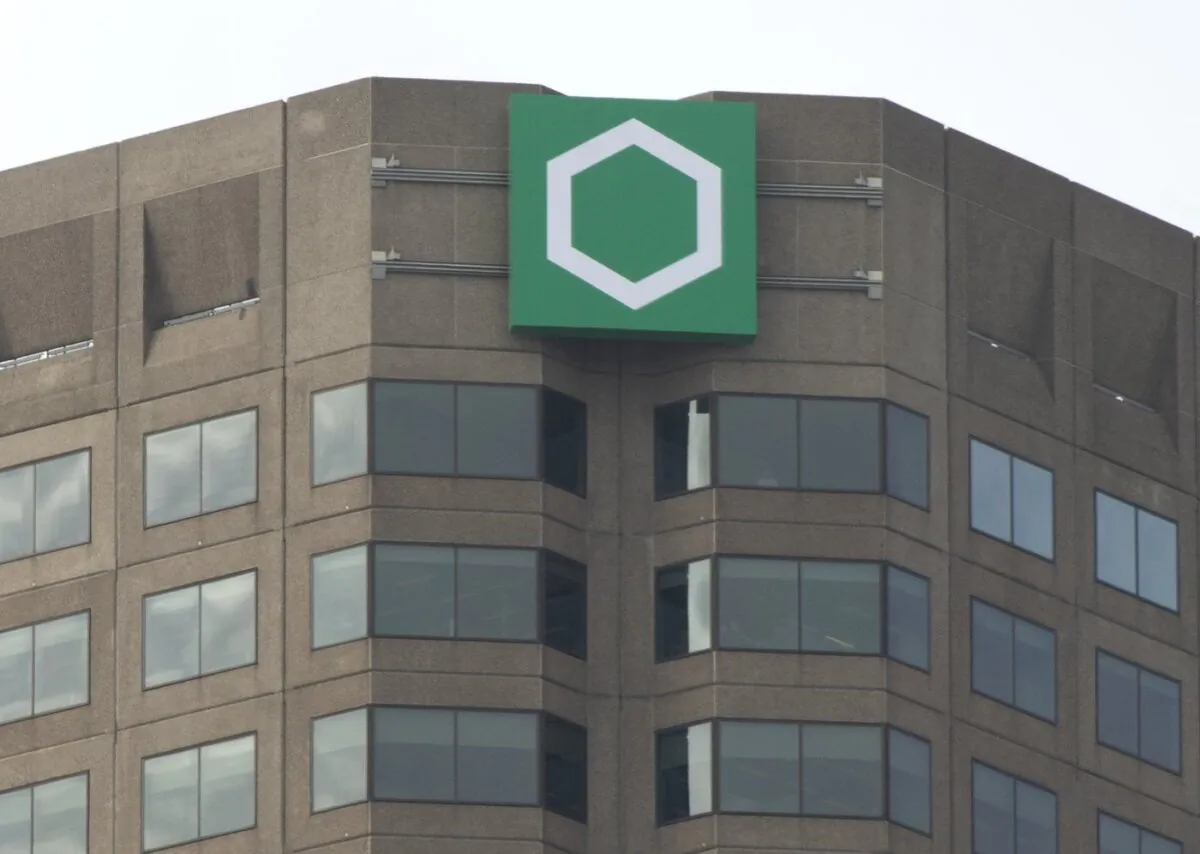 The head offices of Caisse Desjardins are seen in Montreal, Feb. 24, 2021. (The Canadian Press/Ryan Remiorz)