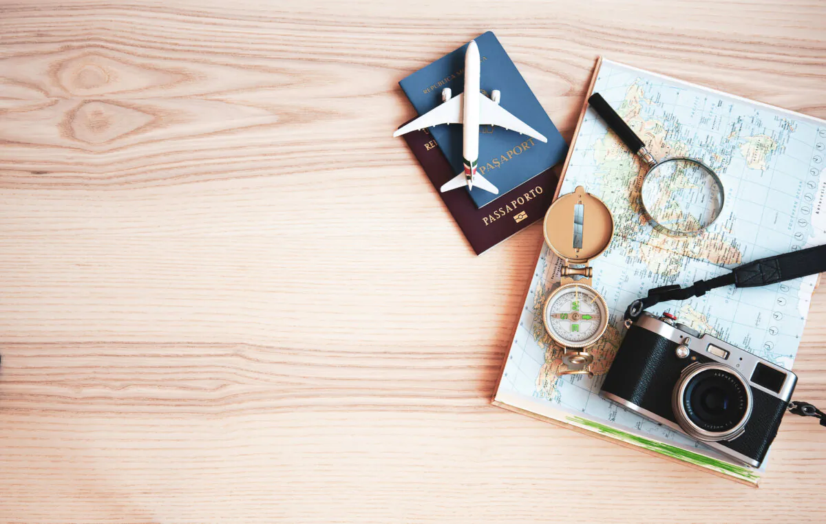 A nice leather bound atlas could be a good gift for a traveler. (Davide Zanin Photography/Shutterstock)