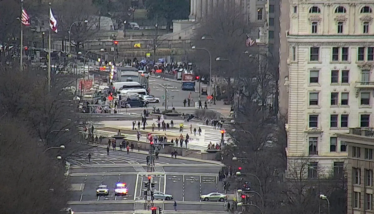New U.S. Capitol Police Jan. 6 security video released by House Republicans on a new Rumble channel. (CHA Subcommittee on Oversight/Screenshot via The Epoch Times)