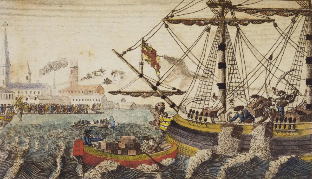 The Boston Tea Party. Library of Congress. (Public Domain)