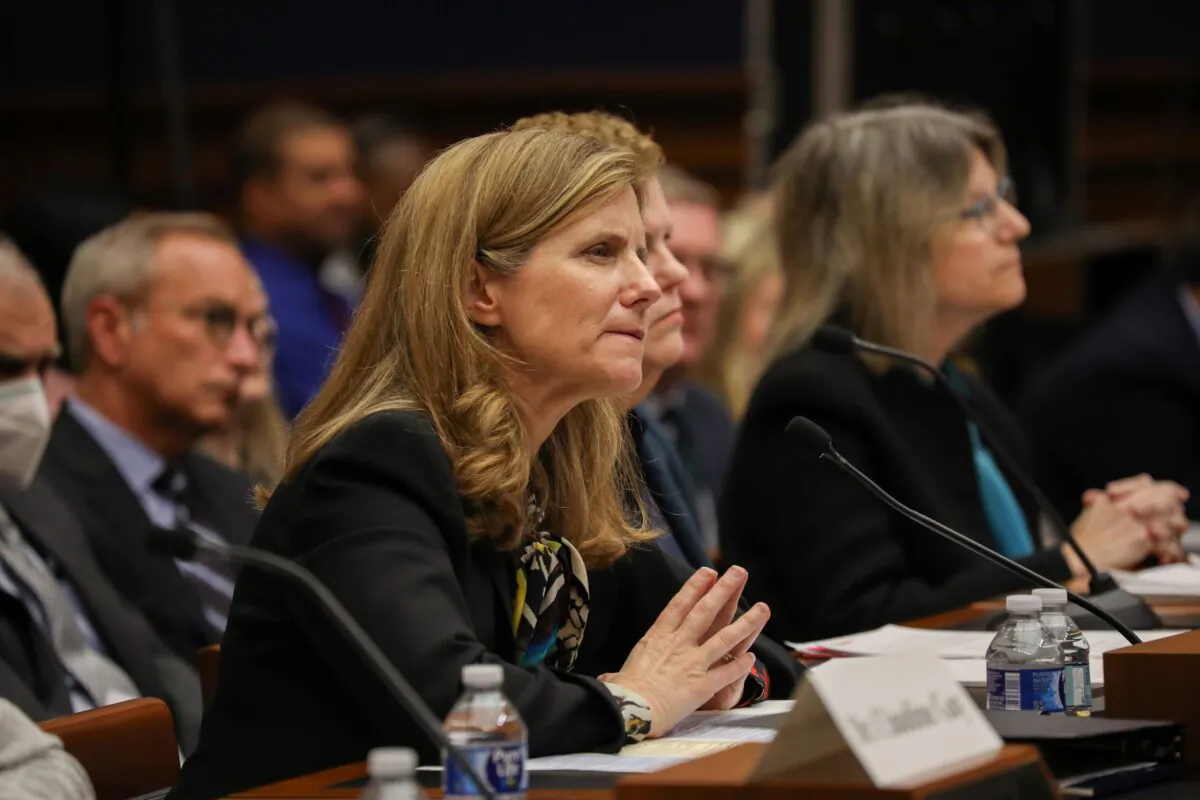 University of Pennsylvania President Elizabeth Magill testifies before Congress on Dec. 5, 2023. (Courtesy of the House Education and the Workforce Committee)