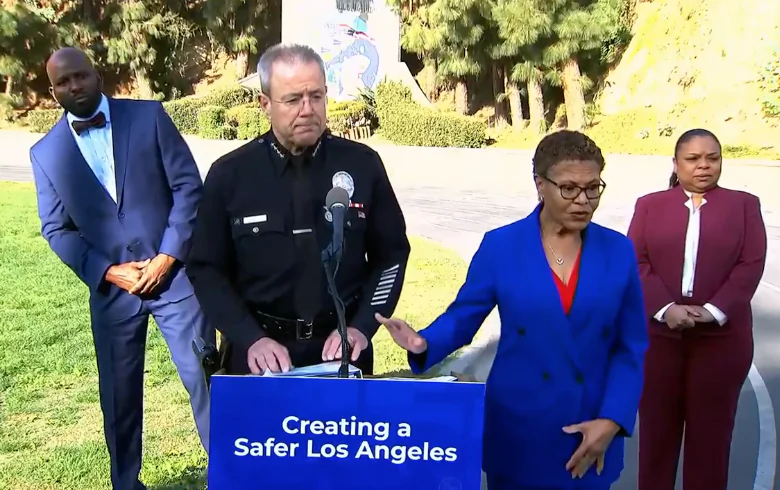 Mayor Bass Provides First Aid After Photographer Collapses at Press Conference