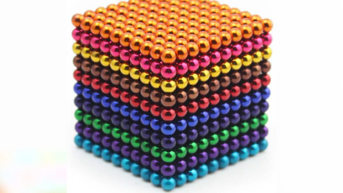Recalled Colorful Metal Neodymium Magic Magnetic Balls. (Consumer Product Safety Commission)