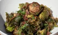 Lucia’s Maple Glazed Brussels and Bacon, a Glorious Dish