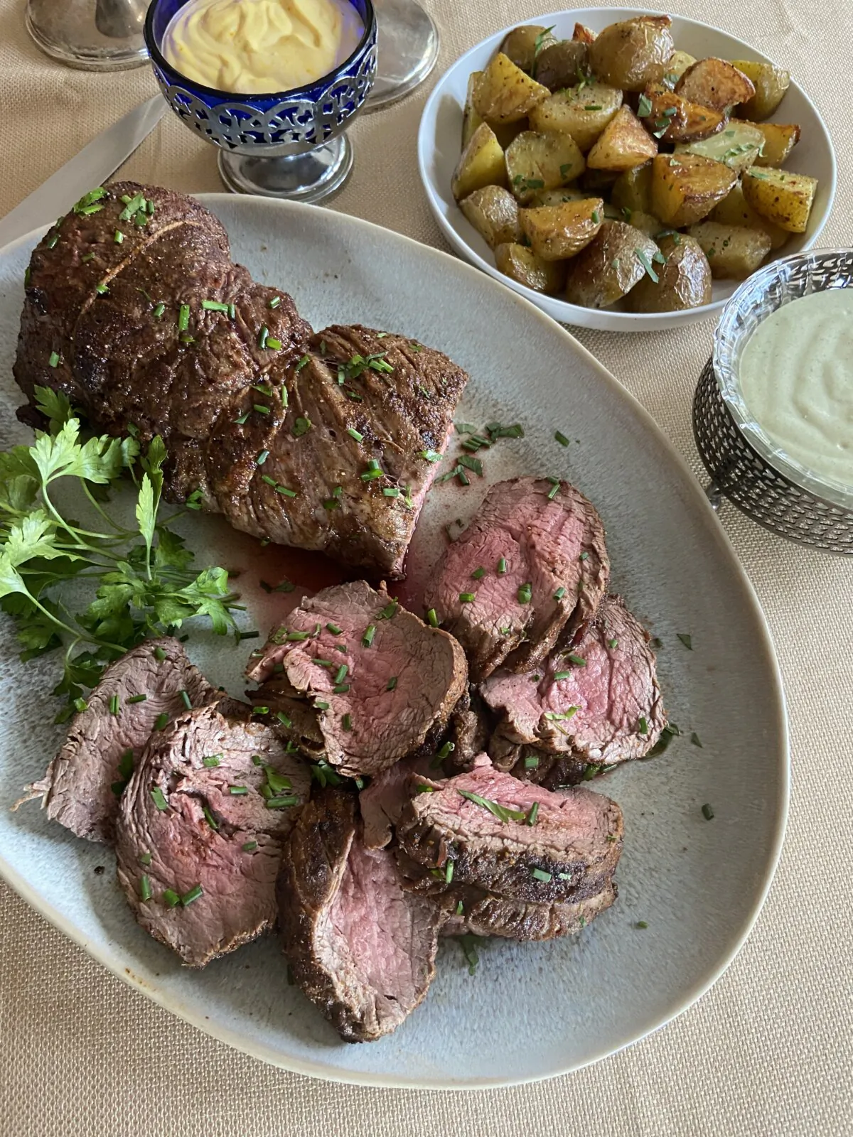 Beef tenderloin’s mild flavor and rich tenderness merit its holiday superstar status. (JeanMarie Brownson/TNS)