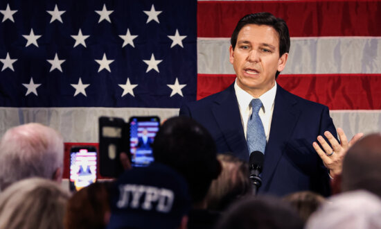 On the Trail in New Hampshire, DeSantis Attacks Trump and Biden