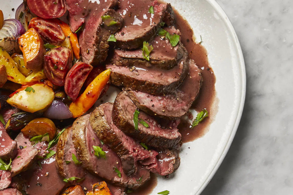 This impossibly tender, center-piece cut of beef tenderloin is the steak-for-two filet of your dreams. (Vicky Wasik/TNS)