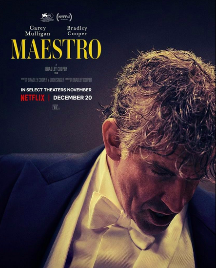 Movie poster for "Maestro." (Amblin Entertainment/Netflix)