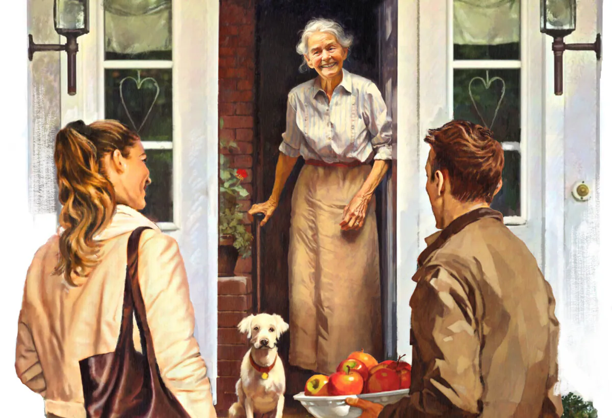 Connect with neighbors and offer a helping hand. (Biba Kayewich)