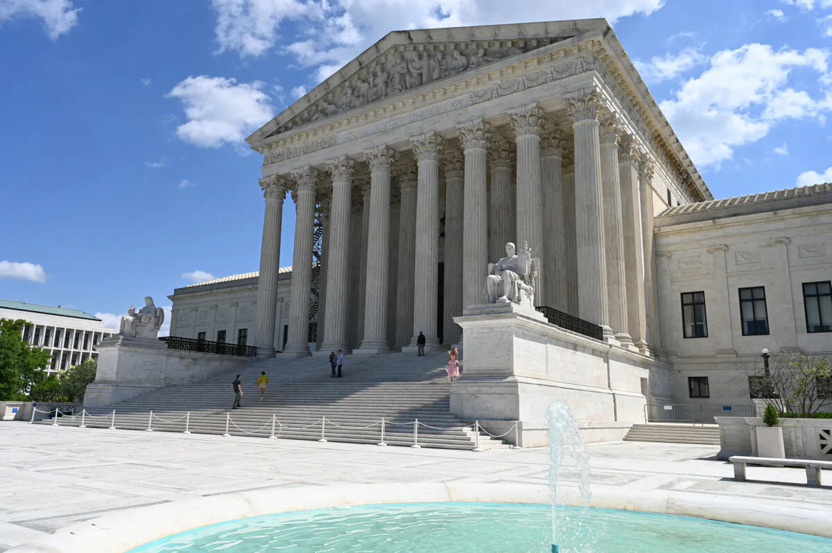 The U.S. Supreme Court is seen in Washington on April 23, 2023. (Daniel SLIM/AFP via Getty Images)