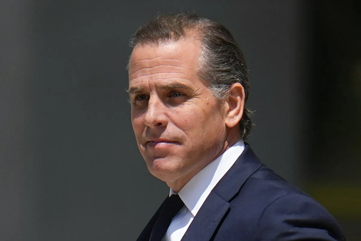 President Joe Biden's son, Hunter Biden, in Wilmington, Del., on July 26, 2023. (Julio Cortez/AP Photo)