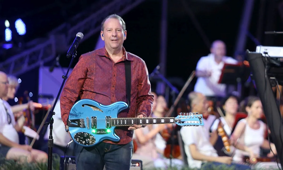 Jeffrey Foskett of The Beach Boys is seen performing during the 27th National Memorial Day Concert Rehearsals on May 28, 2016 in Washington, DC. (Paul Morigi/Getty Images for Capitol Concerts)
