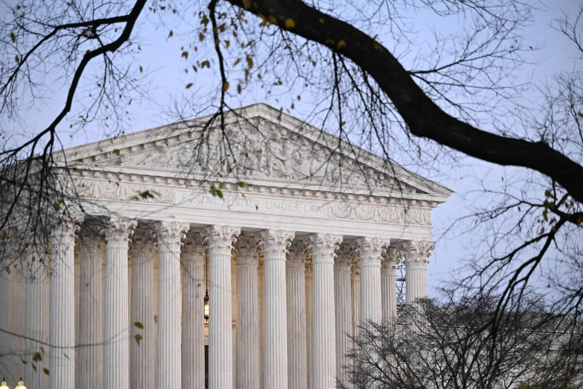 The U.S. Supreme Court is seen in Washington on Nov. 13, 2023. (Mandel Ngan/AFP via Getty Images)