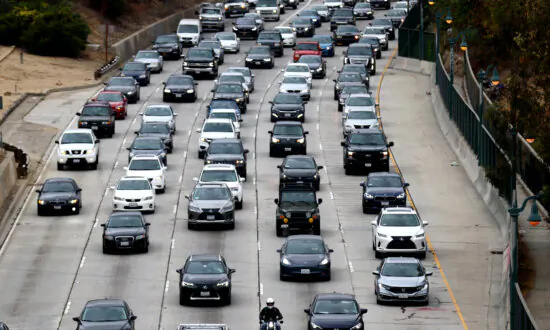 Protesters Calling for Israel-Hamas Ceasefire Shut Down 110 Freeway in Downtown Los Angeles
