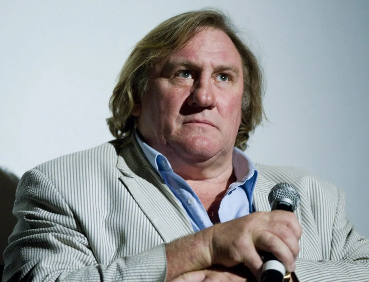 French actor Gérard Depardieu speaks at the Montreal World Film Festival in Montreal, on Sept. 6, 2010. (The Canadian Press/Graham Hughes)