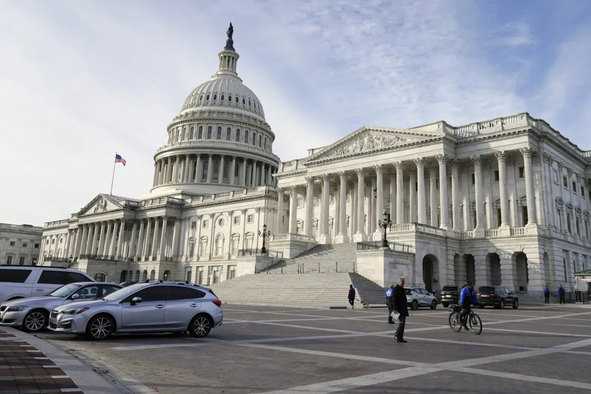 The U.S Capitol in Washington on Dec. 13, 2023. (Mariam Zuhaib/AP Photo)