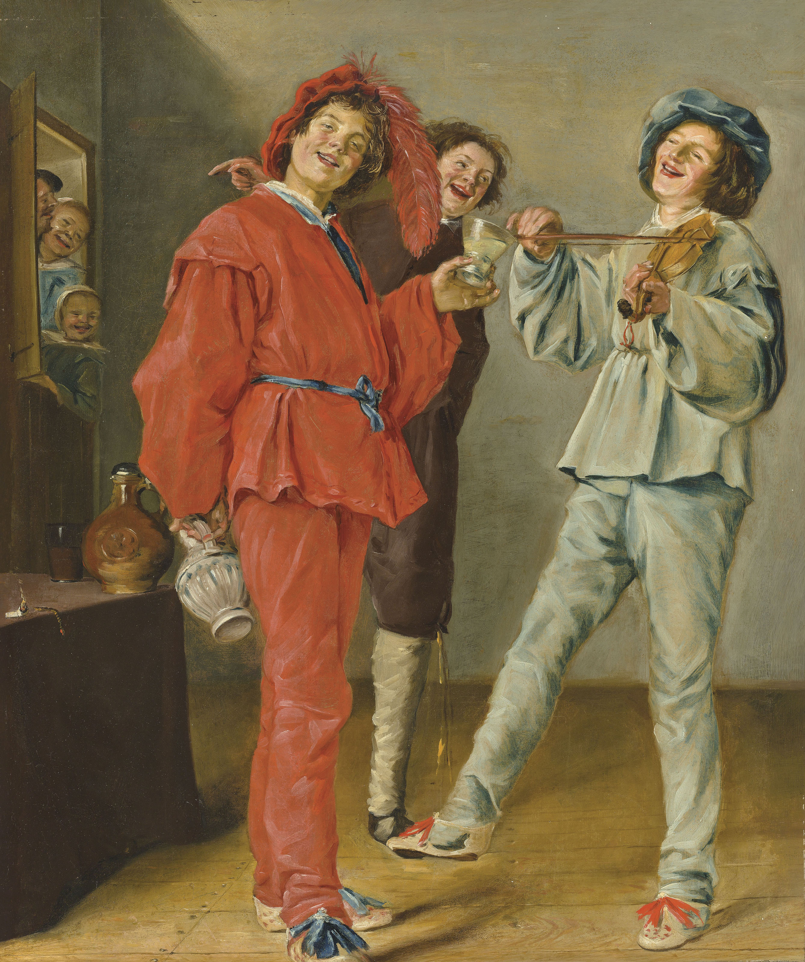 Merry Company ( Merry Trio) by Judith Leyster