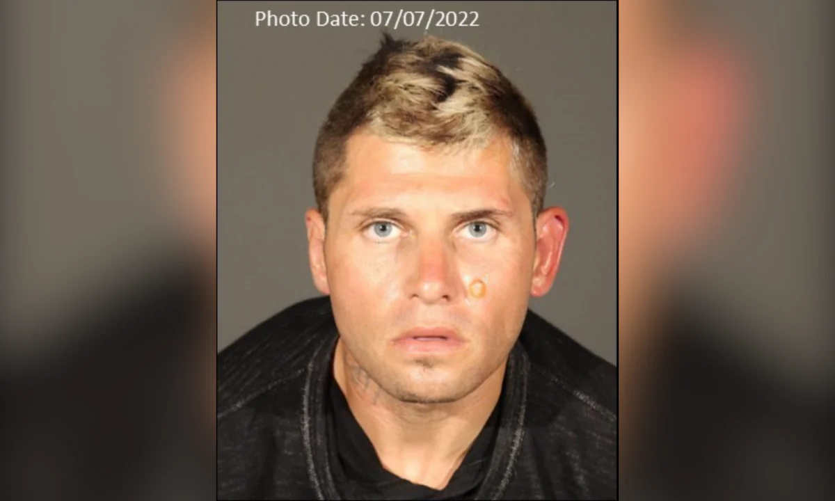 Christian Wood, 37, was named as a suspect in three mailroom burglaries in West Hollywood that occurred between September and November 2023, according to the Los Angeles County Sheriff's Department. (Courtesy of Los Angeles County Sheriff's Department)