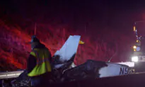 A Plane Hit Powerlines Over I-26 in North Carolina and Burst Into Flames. Nobody Was Seriously Hurt