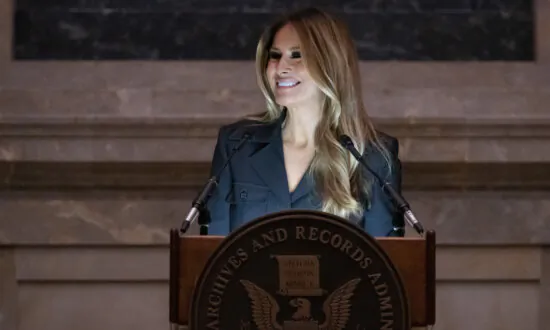 Melania Trump Makes Rare Public Appearance in Naturalization Ceremony