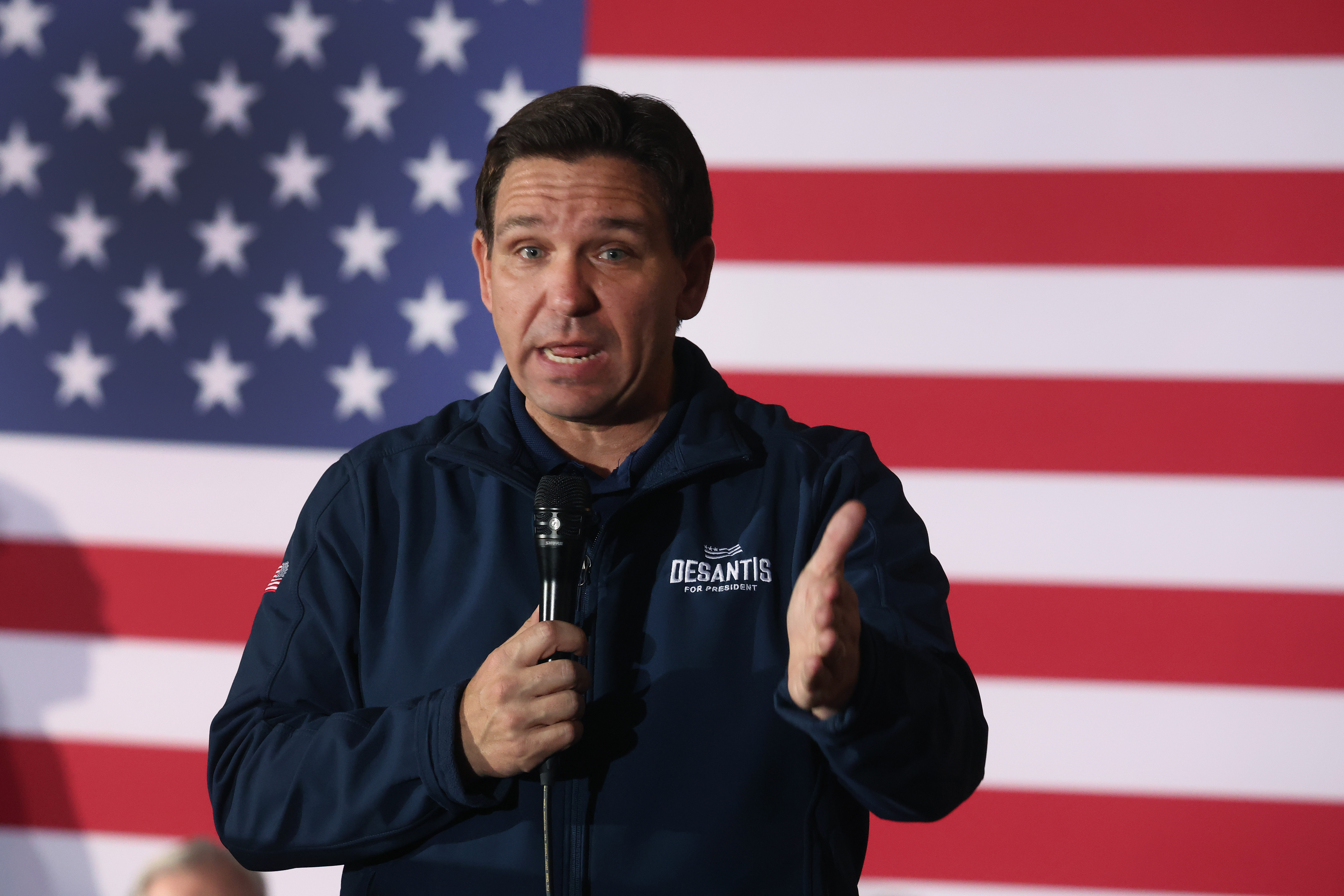 Ron Desantis Holds His 99th Campaign Rally In Iowa