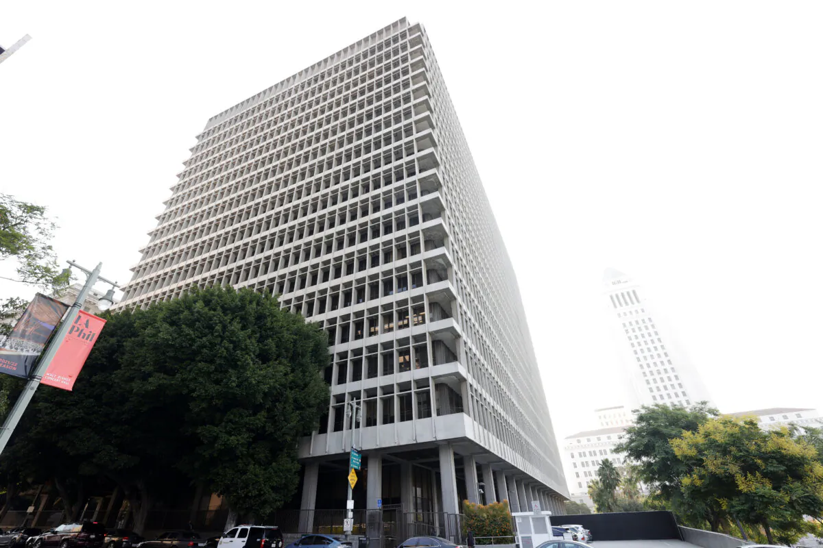 A general view of Clara Shortridge Foltz Criminal Justice Center in Los Angeles on Sept. 20, 2021. (Frazer Harrison/Getty Images)