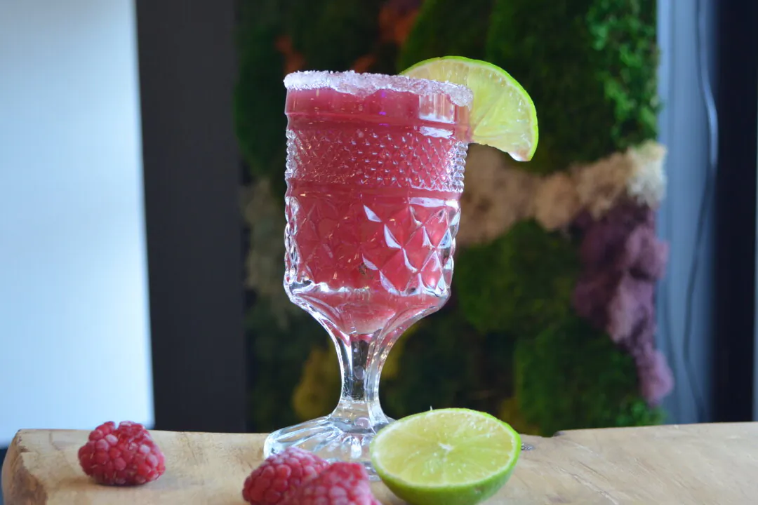A cold-pressed juice by Wellthy Juice Co. creates a base for a mocktail that has beneficial ingredients for gut health. (Amy Denney) 