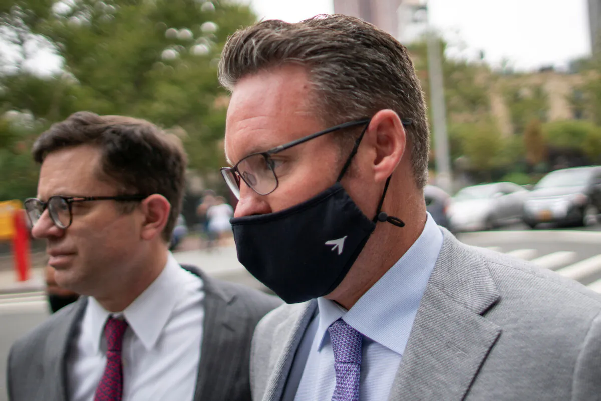 Trevor Milton, founder and former-CEO of Nikola Corp., exits the Manhattan Federal Courthouse following an appearance in New York on July 29, 2021. (Eduardo Munoz/Reuters)