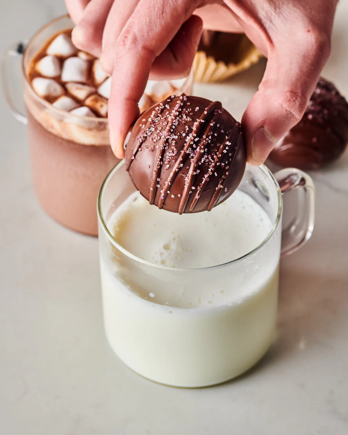 Hot chocolate bombs are an impressive and fun DIY gift that kids and adults alike will enjoy. (Joe Lingeman/TNS)