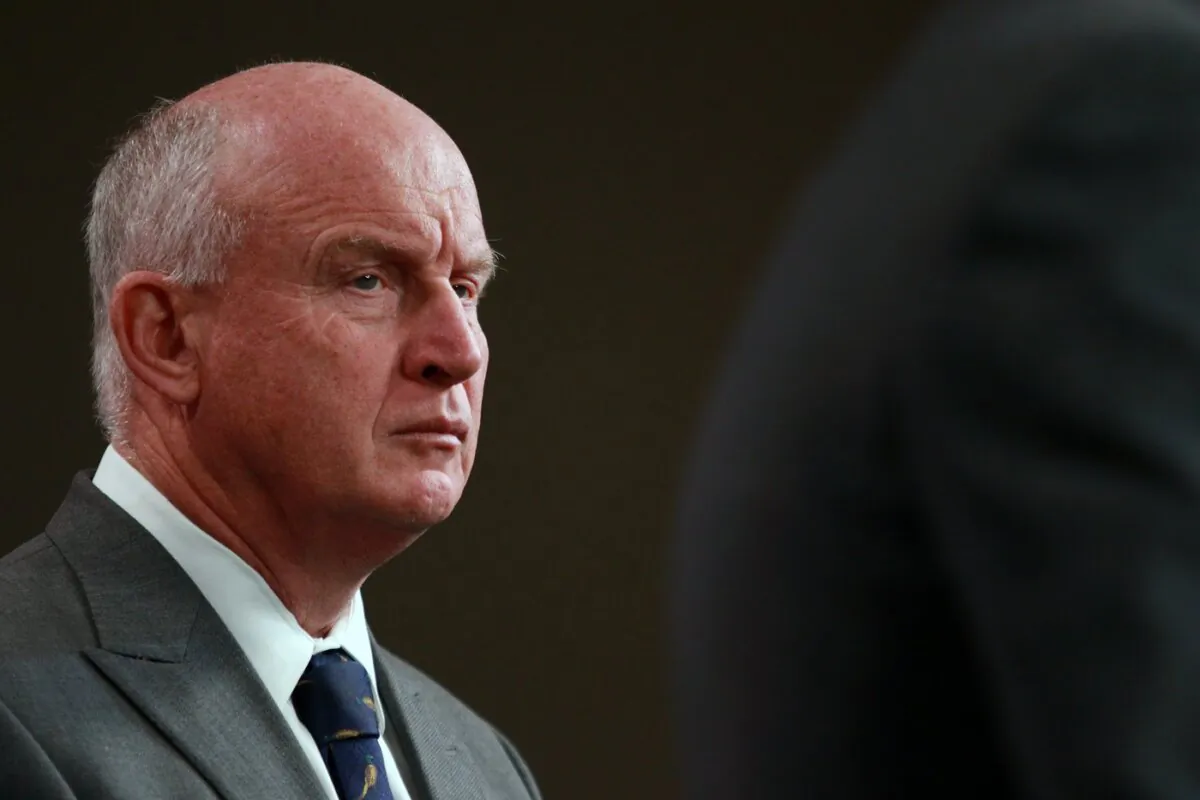 B.C. Solicitor General Mike Farnworth looks on at the legislature in Victoria on Oct. 5, 2023. (The Canadian Press/Chad Hipolito)