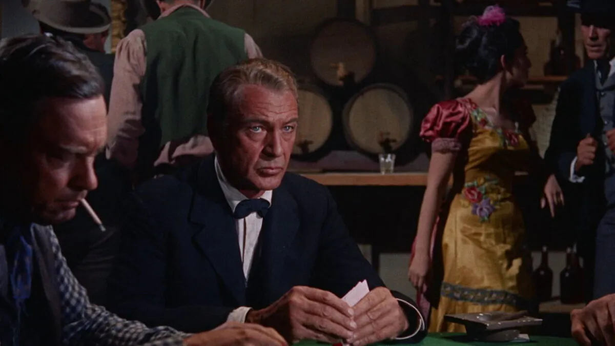 Gary Cooper still has it as gunslingin’ doctor Joseph “Doc” Frail, in “The Hanging Tree.” (Warner Bros)
