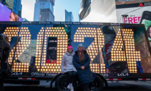 New Year’s Numerals for 2024 Arrive at Times Square