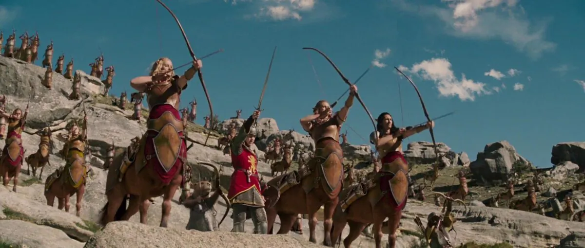 A battle scene in "the Chronicles of Narnia: Prince Caspian." (Walden Media)
