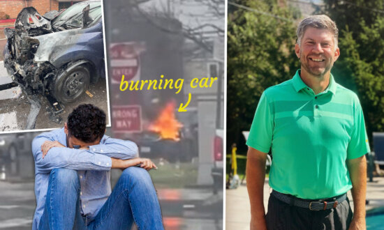 Struggling Immigrant Cries Seeing His Family's Only Car on Fire, Then a Kind American Steps In