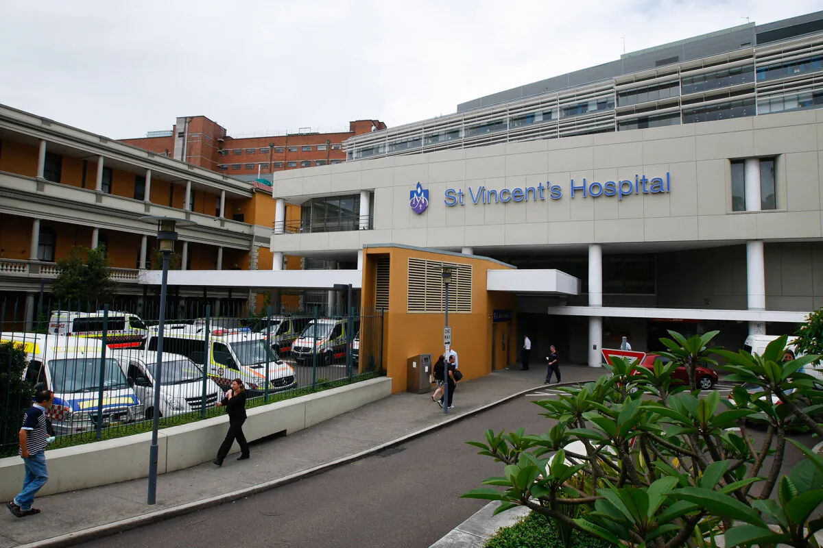 A general view of St Vincent's Hospital in Sydney, Australia, on Nov. 26, 2014. (Joosep Martinson/Getty Images)