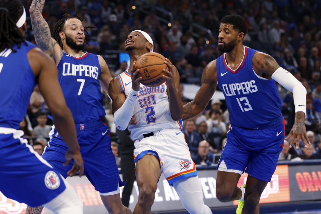 Gilgeous-Alexander’s 31 Points Lead Thunder Past Clippers | The Epoch Times