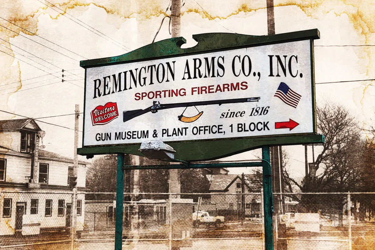 The Remington Arms Co. manufacturing plant in Ilion, N.Y., on Dec. 11, 2023. (Allan Stein/The Epoch Times)