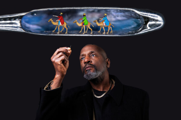 Artist With Autism Creates Microscopic ‘Three Little Kings’ Inside the Eye of a Needle to Celebrate the Spirit of Christmas