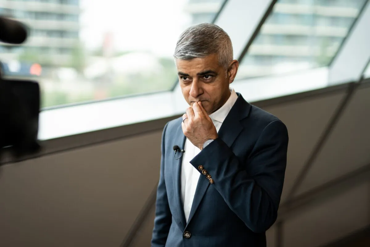 Undated file photo of London Mayor Sadiq Khan. (Aaron Chown/PA)